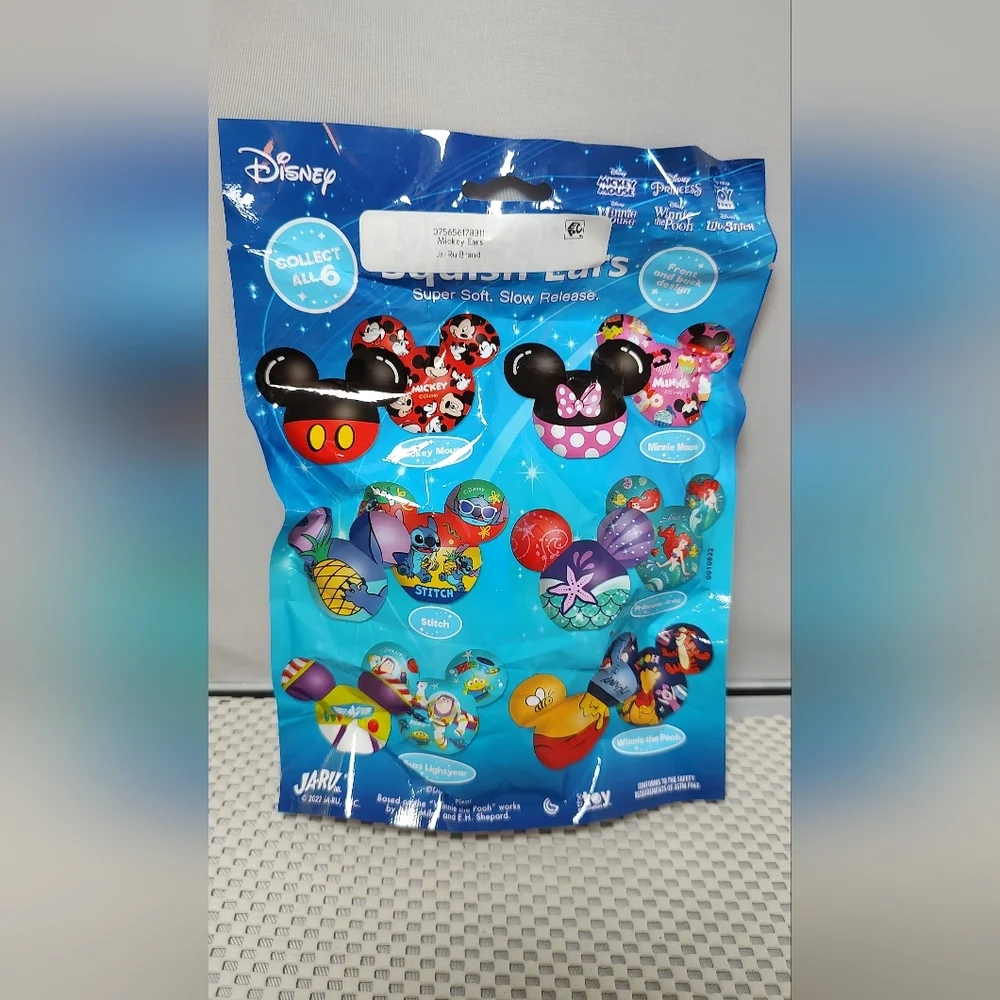 Disney Squish Ears Toy Mickey Mouse NWT